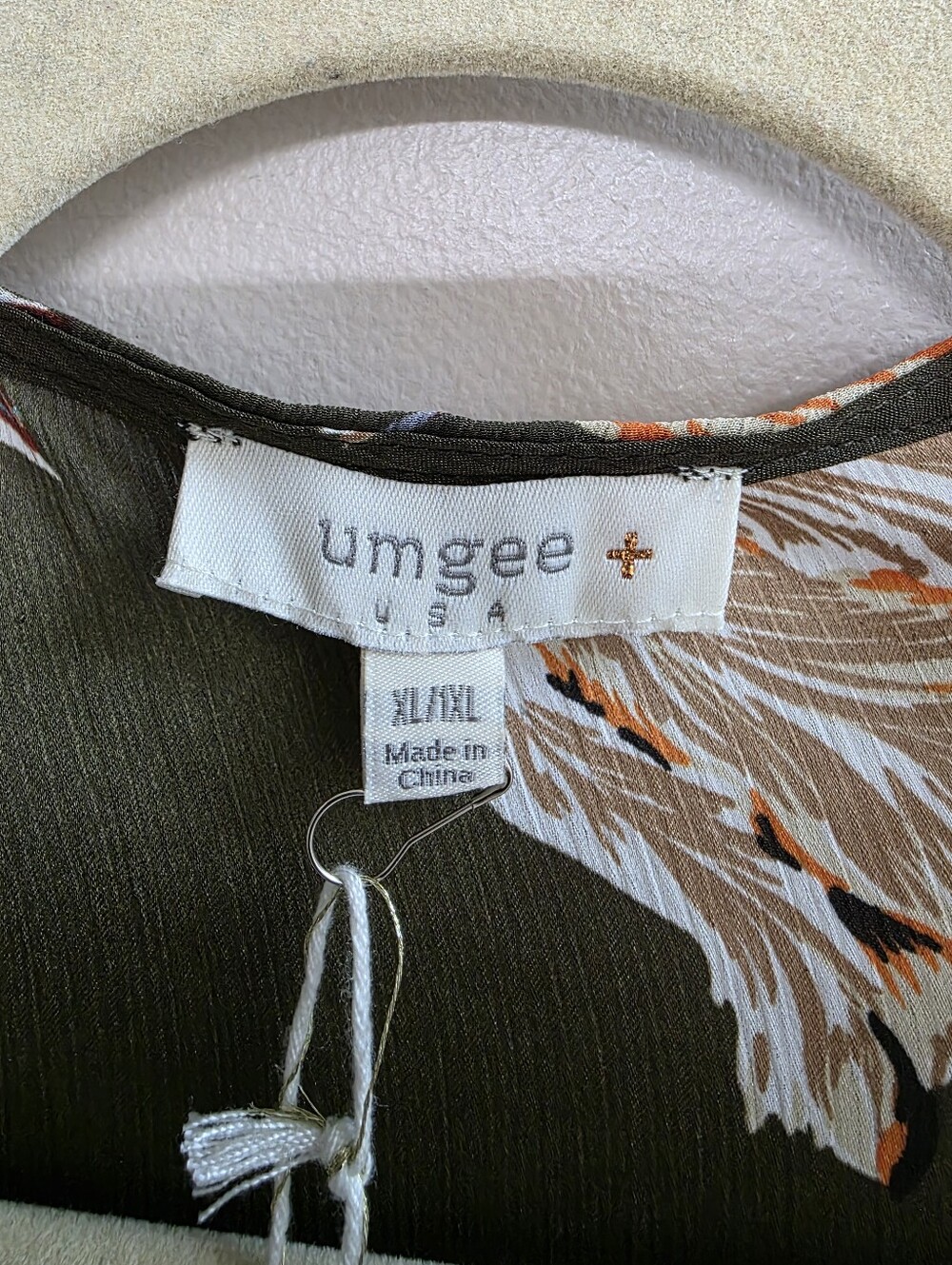 NWT UMGEE Floral Open Kimono XL/1XL - Picture 3 of 7